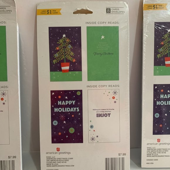 American Greetings Holiday American Greetings Christmas Cards Money Gift Card Holder Holiday